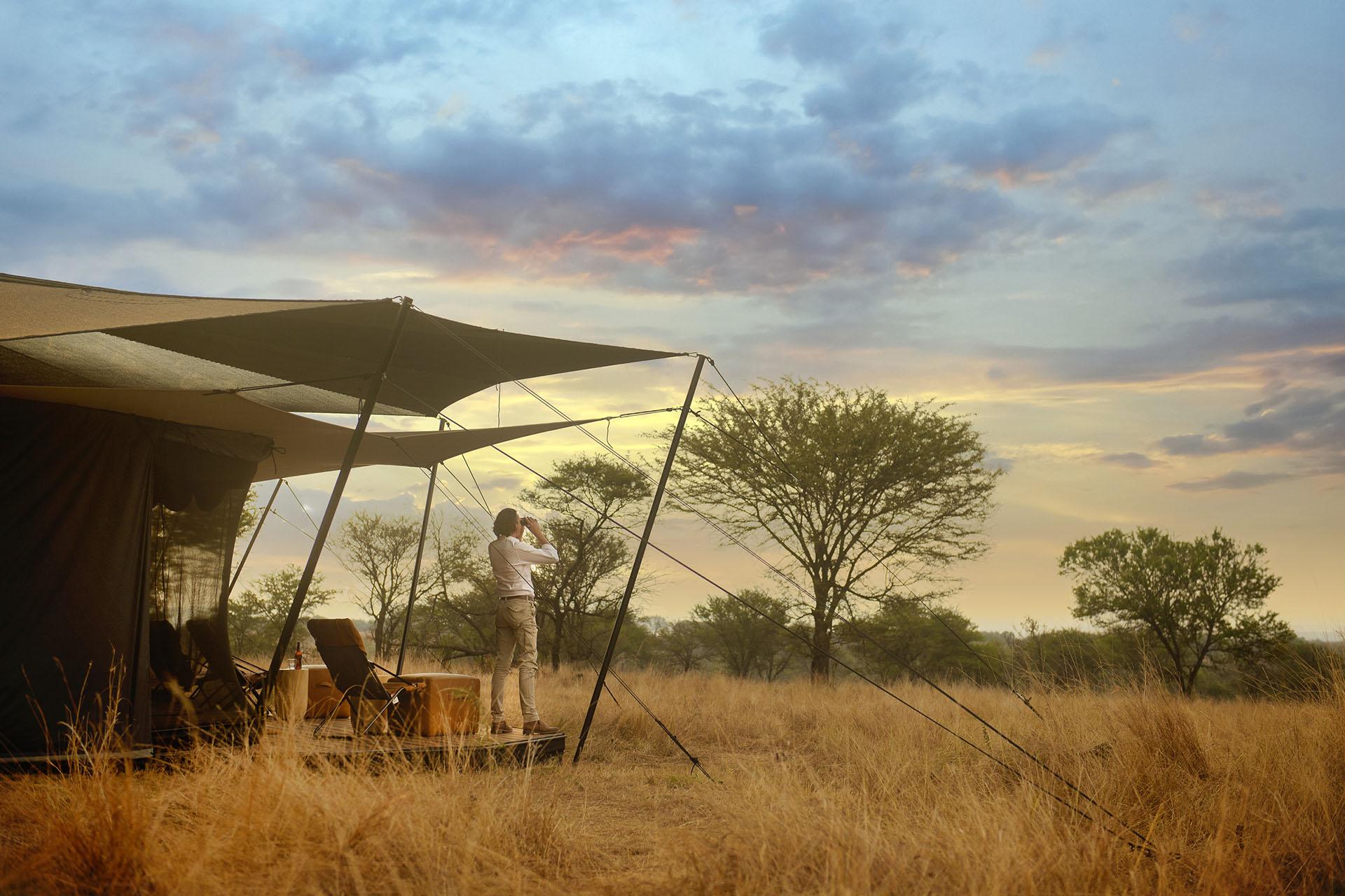 Returning to the roots of safari, where sustainable intimate mobile camps move in symbiosis with the great migrations, the Siringit Migration Camp brings five-star luxury to the mobile safari experience